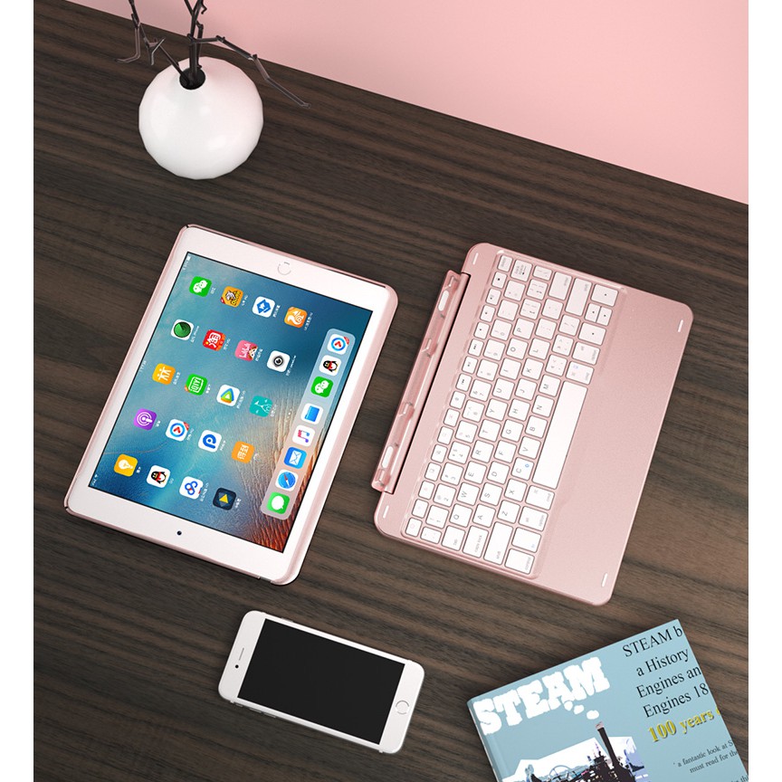 Bàn phím bluetooth cho iPad new 9.7 inch ABS kiêm ốp cao cấp cho ipad air Pro 9.7 inch | BigBuy360 - bigbuy360.vn