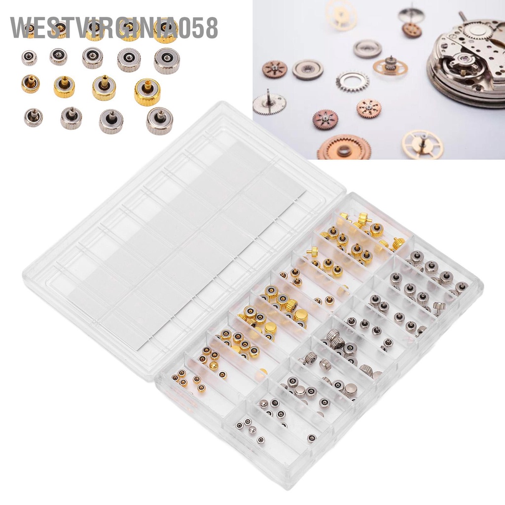 Có thể bán buôn Hộp 140 Phụ Kiện Sửa Chữa Thay Thế Cho Đồng Hồ Đeo Tay Bằng Thép Không Gỉ westvirginia058 Hàng giao ngay