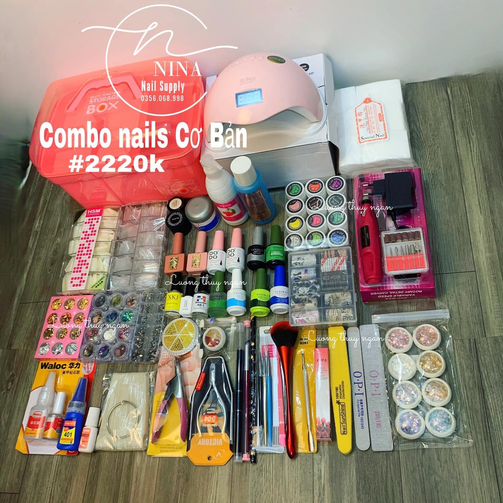 Combo Làm Nail, Combo Đồ Nail Cho Các Bạn Học Viên Và Đi Làm Nâng Cao - MS 06