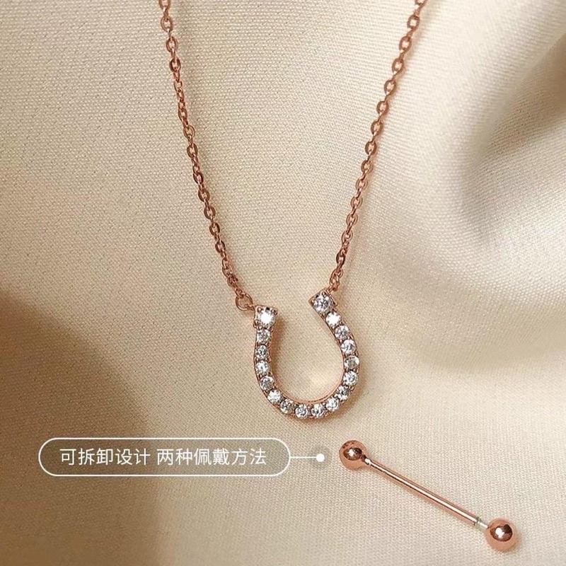 Dây chuyền đá khoá nhân duyên xinh xắn