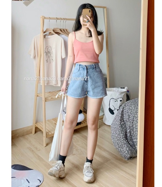 [Mã WARN10 giảm 10k đơn 99k] Áo 2 dây croptop 8 màu siu xinh chất đẹp | BigBuy360 - bigbuy360.vn