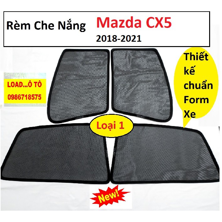 Rèm Che Nắng Nam Châm Mazda CX5 2018-2021 Cao Cấp