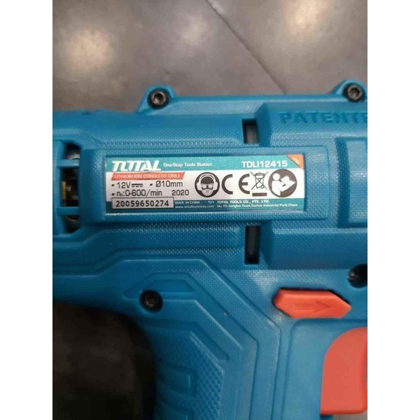 TOTAL Máy khoan pin Lithium 12V TDLI12415 & TDLI12428