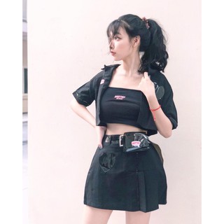 Set Natthy Crystal 1 màu đen NATTHY STYLE