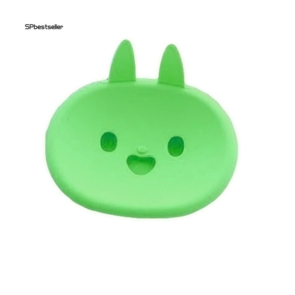 Khay đựng xà phòng hai lớp hình thỏ đáng yêu cho toilet