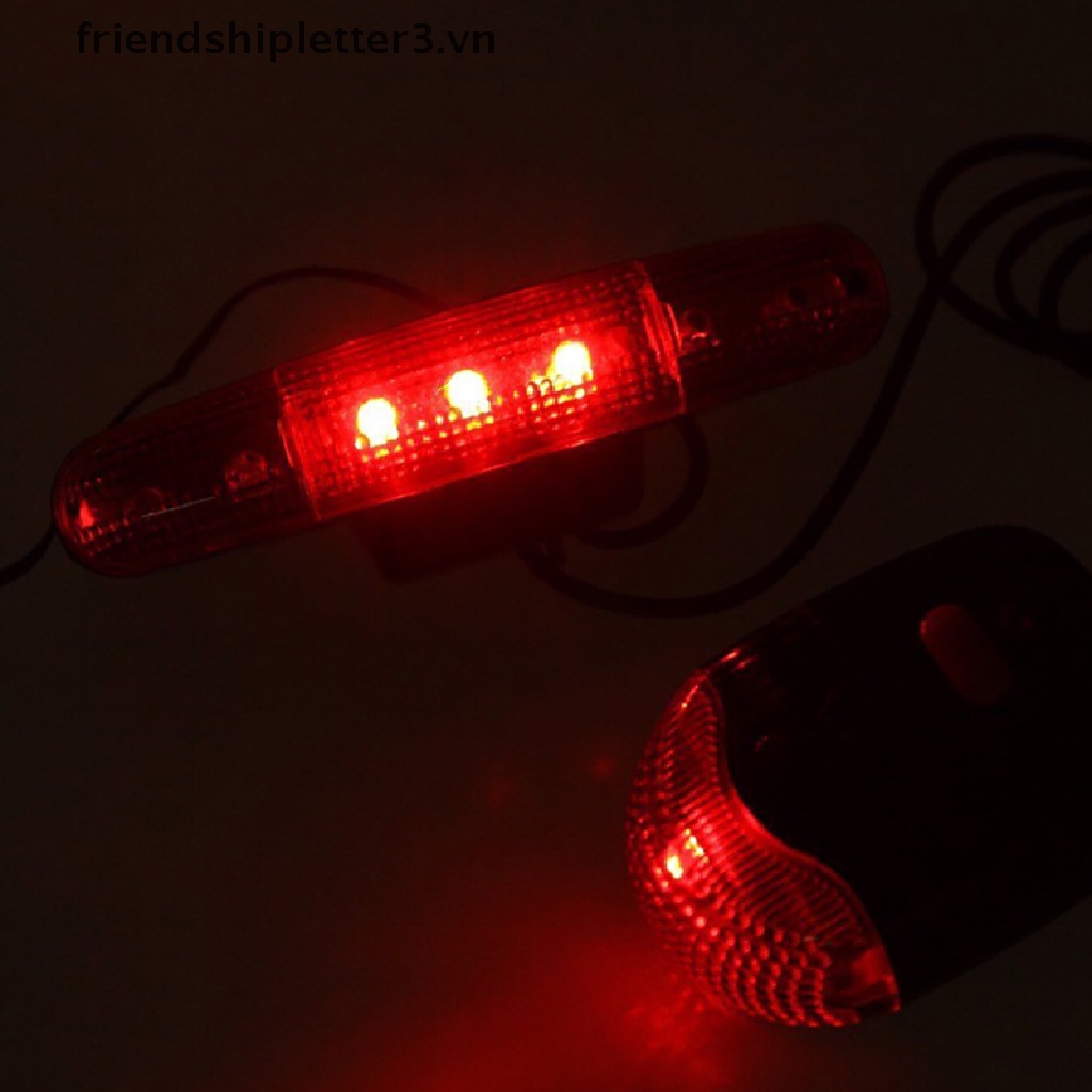 Bộ Đèn Đuôi Xe Đạp Leo Núi + Tín Hiệu Siren + Còi Xe Đạp