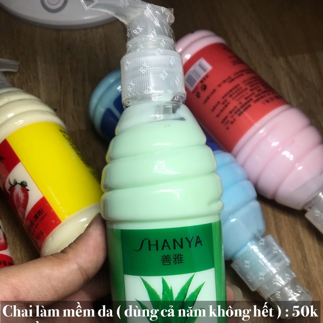 Chai làm mềm da, kem nhặt da tay