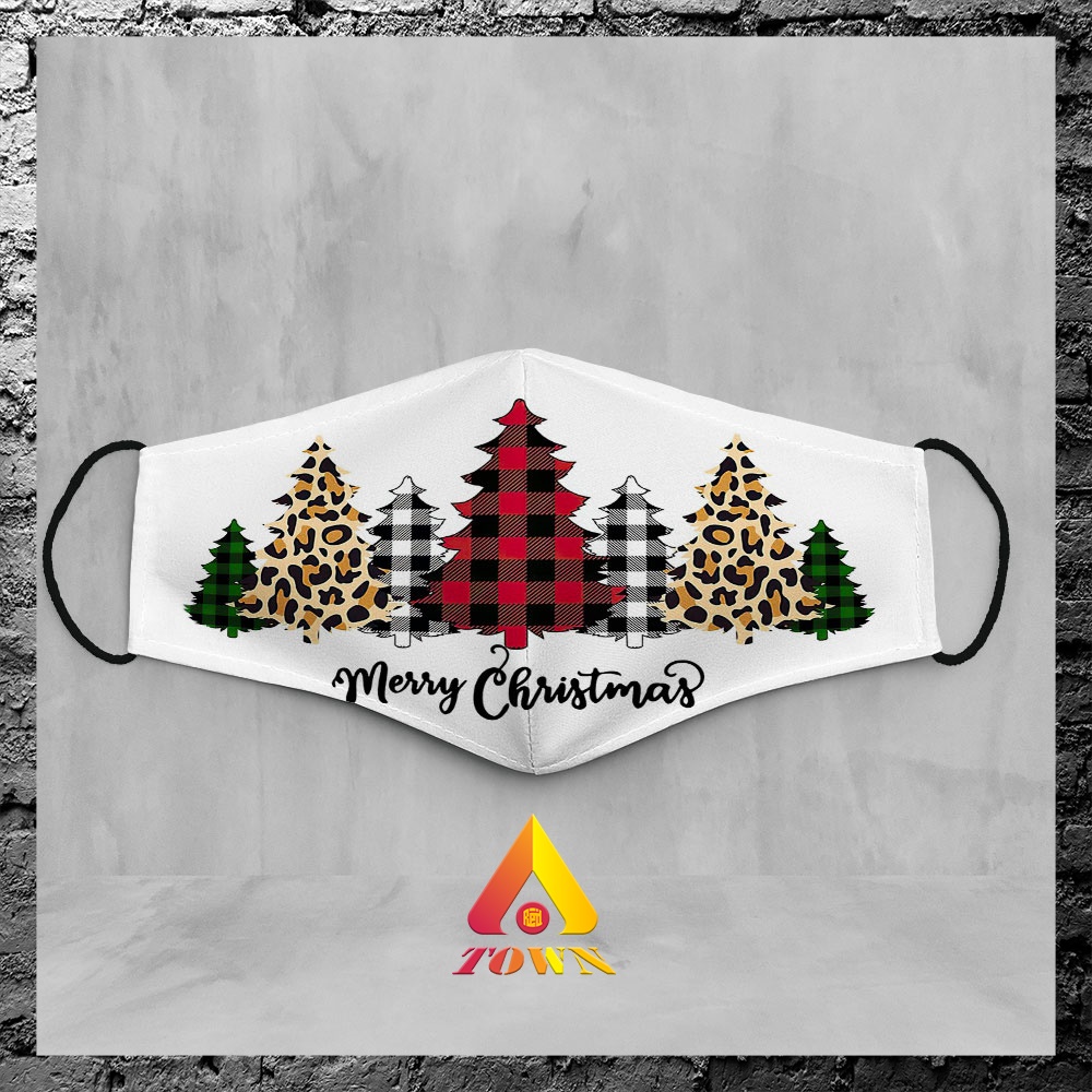 Khẩu Trang Vải Hàn Quốc Noel_15 RedTown Vải Cotton 100%, Kháng Khuẩn, Có Thể Giặt Và Tái Sử Dụng Dành cho Nam Nữ