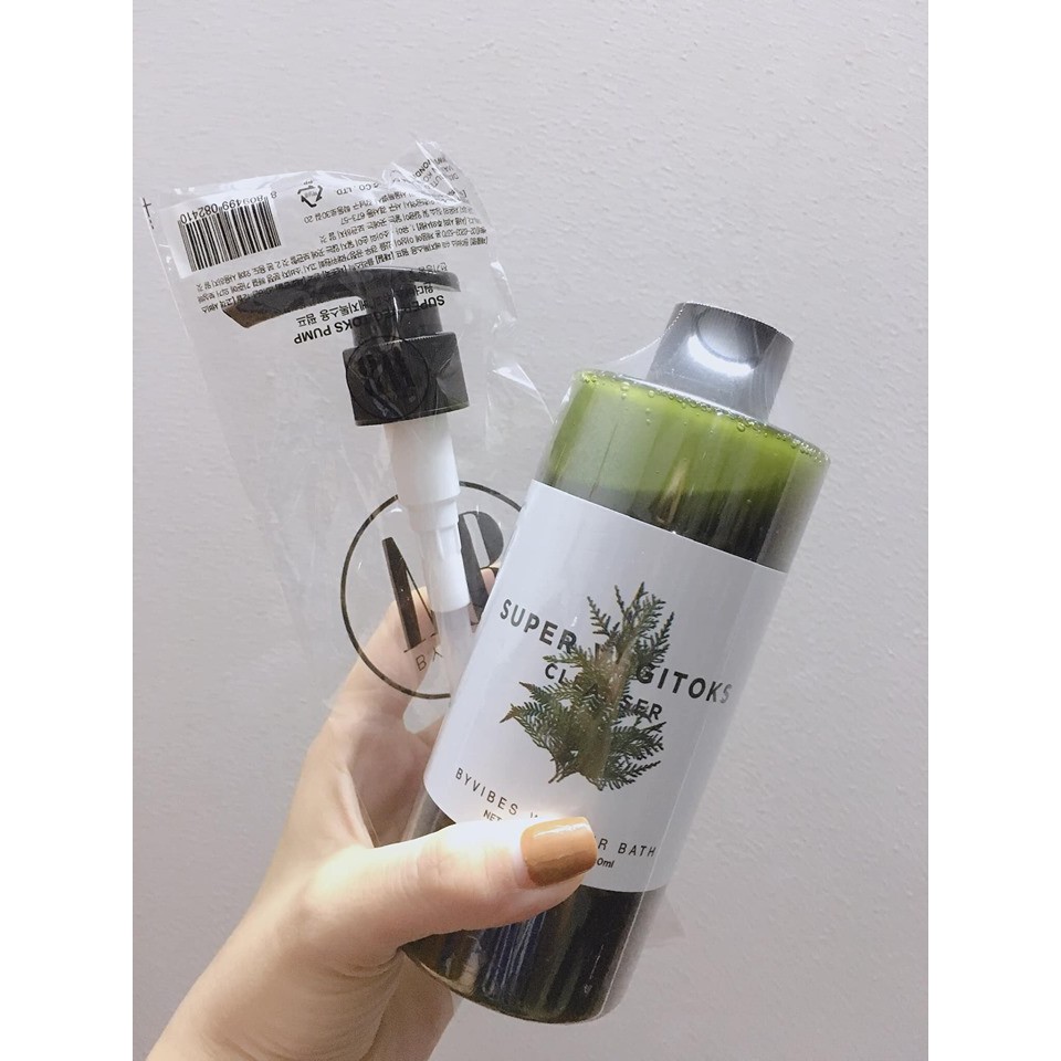 Sữa rửa mặt rau củ Super Vegitoks Cleanser tác dụng 3 trong 1 tẩy trang ,rửa mặt, mặt nạ thải độc