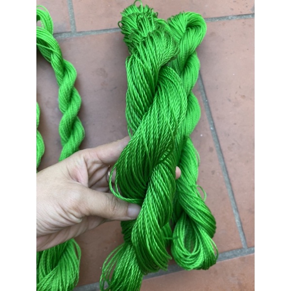 1 Bó cước xanh bền đẹp làm dàn leo, đan lưới, dây buộc, dây cấy, dây nông nghiệp dài 50 mét và 100 mét