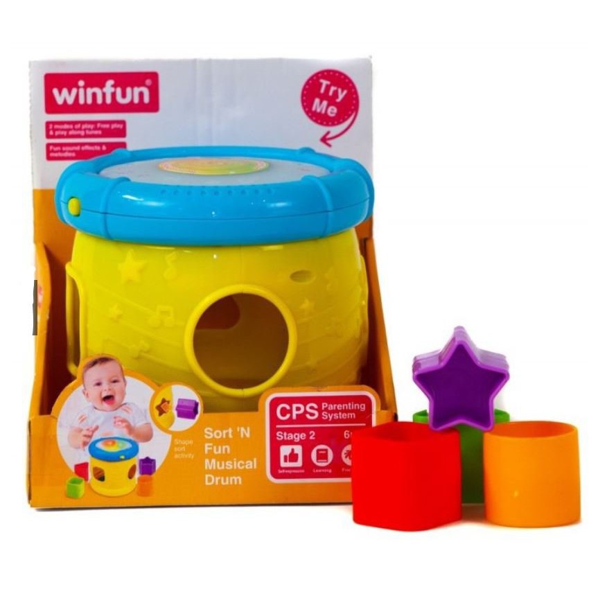 Trống thả hình khối Winfun 0713