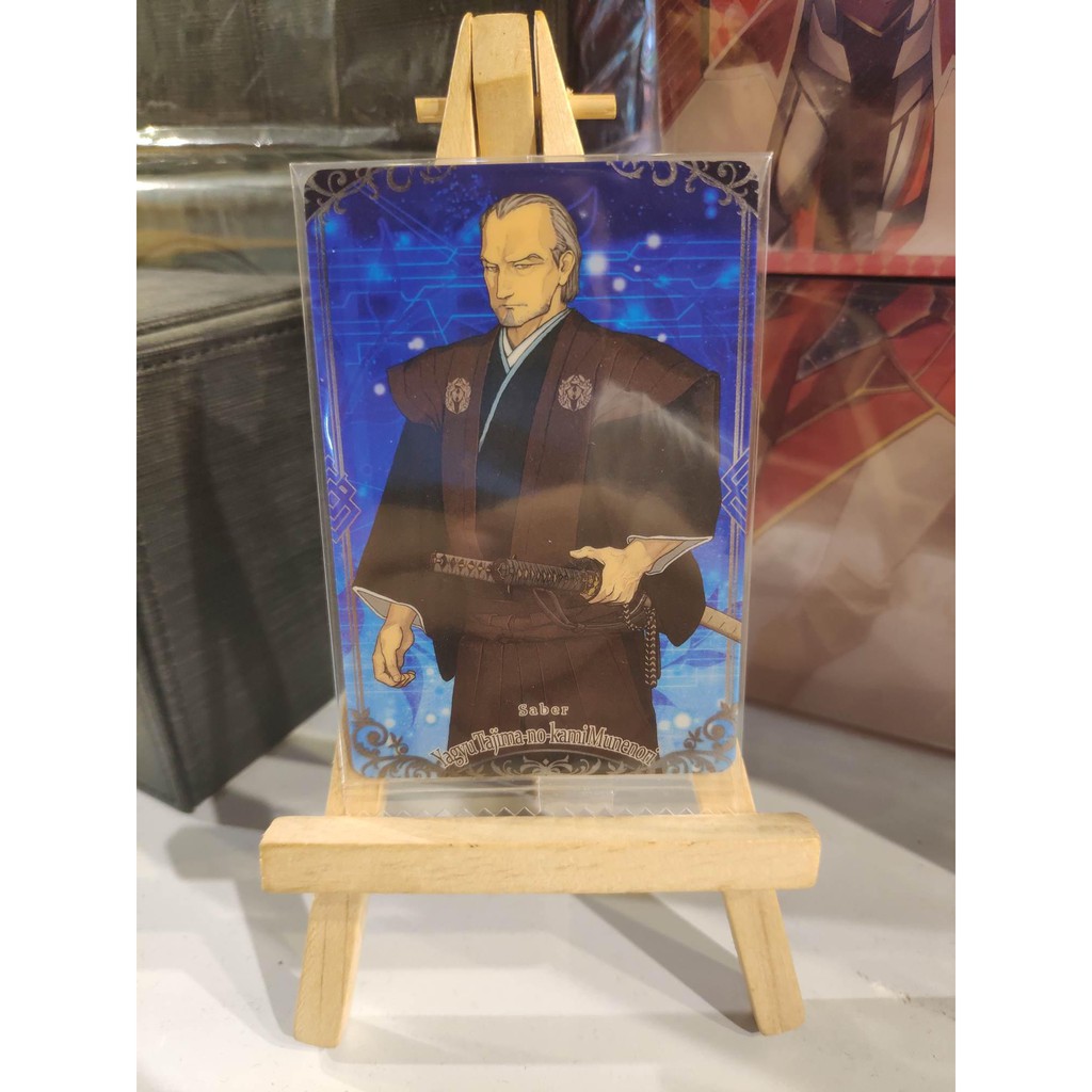 Thẻ bài bánh xốp Fate Grand Order FGO Yagyu Munenori - Tặng bọc bài nhựa bảo quản