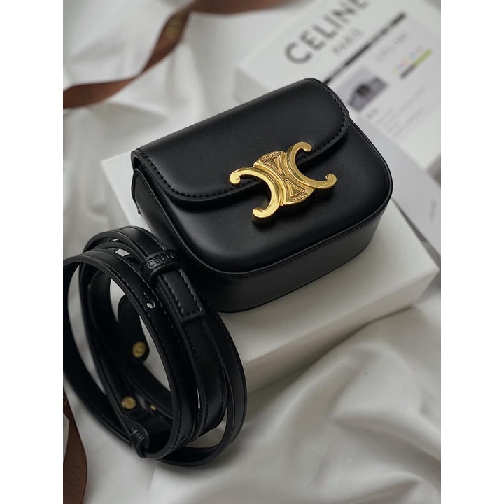 Túi xách nữ mini celin dòng Triom.phe size 11 cm hàng Quảng Châu cao cấp
