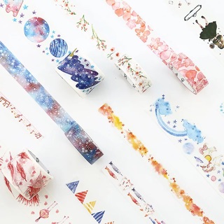 Hộp 9 cuộn washi tape