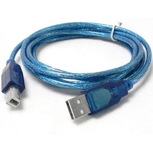 Dây cáp USB máy in chống nhiễu 3m màu xanh