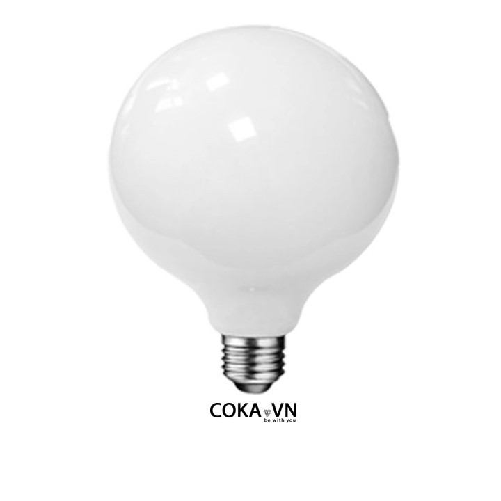 Bóng đèn Led thủy tinh đục-đèn led trang trí cà phê-quán ăn A19-G80-G95 đui E27 ánh sáng vàng ấm tiết kiệm điện