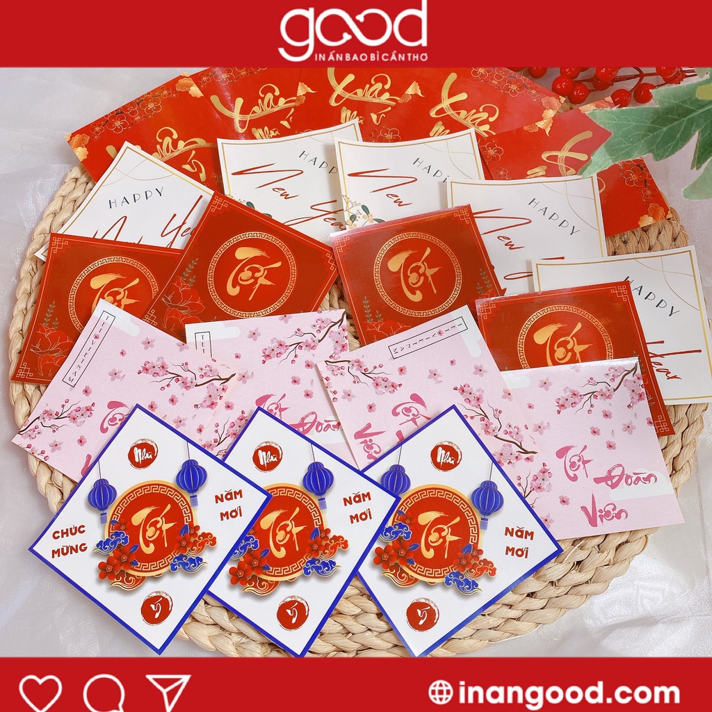 [CLIP THẬT] Tem tết - decal dán Tết chúc mừng năm mới nhiều mẫu thiết kế mới trang trí quà tặng siêu sang