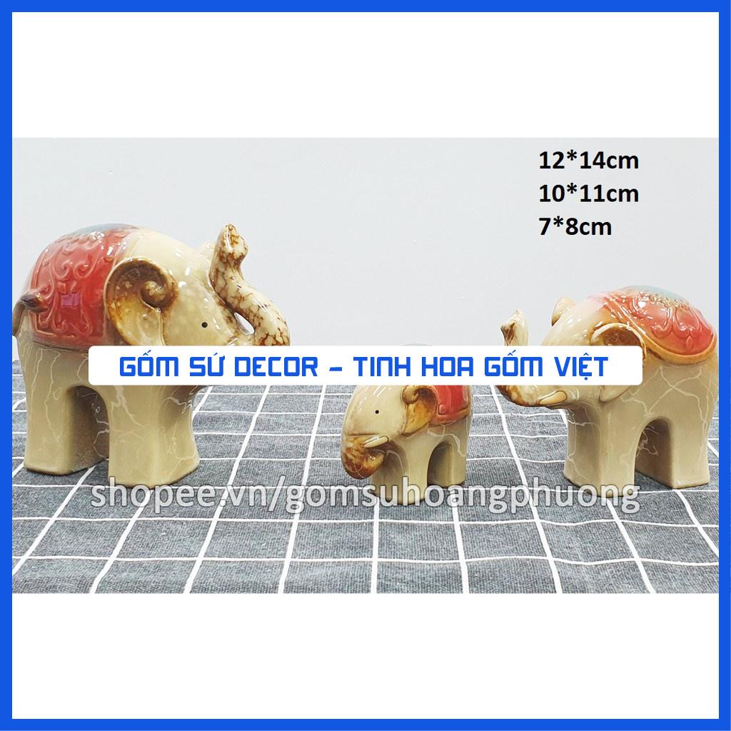 Tượng sứ trang trí đồng giá - bộ 2-3 con - Phần 3