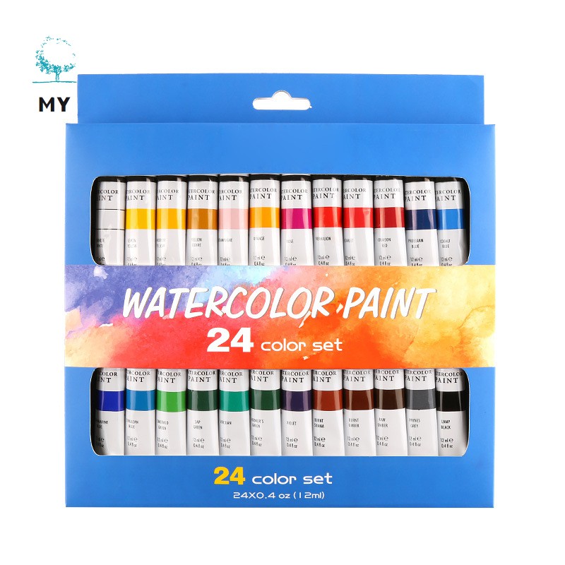 Bộ Màu Nước 24 Màu Cho Bé