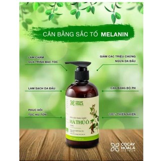 [ CỎ CÂY HOA LÁ ] Dầu Gội Thảo Dược Hà Thủ Ô Cân Bằng Sắc Tố Milanin Ngăn Ngừa Tóc Bạc Sớm Rụng Tóc Dưỡng Tóc