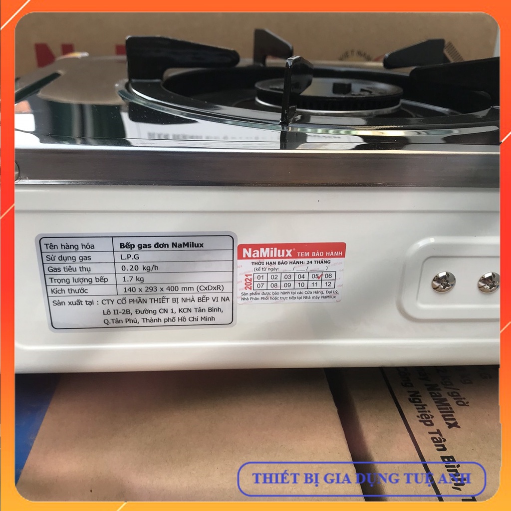Bếp gas đơn Namilux NA - Model: 300ASM - Bảo hành 24 tháng.