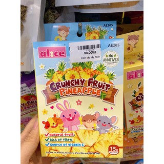 dứa (thơm) sấy Alice dành cho hamster, sóc, nhím, thỏ , bọ,...