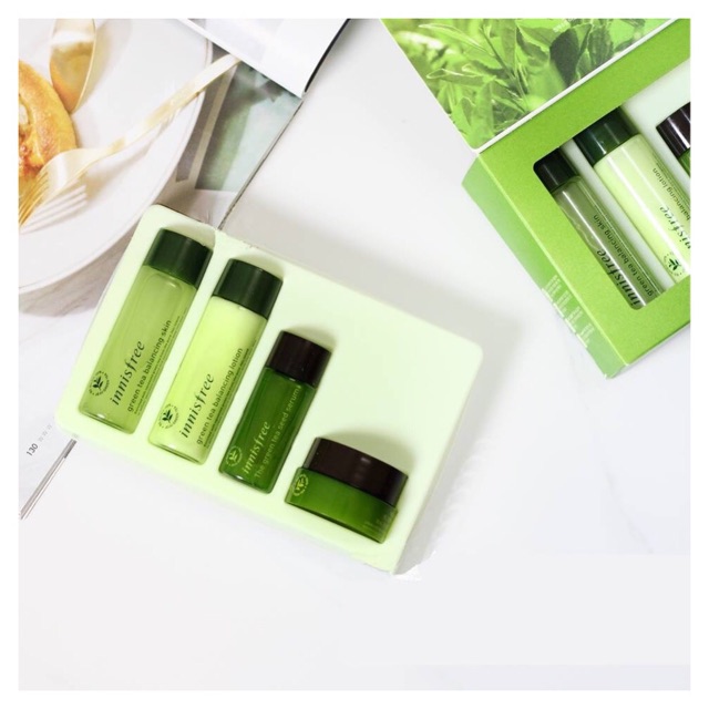 [Mẫu mới 2019] Kit dưỡng da trà xanh innisfree green tea special kit ex | BigBuy360 - bigbuy360.vn