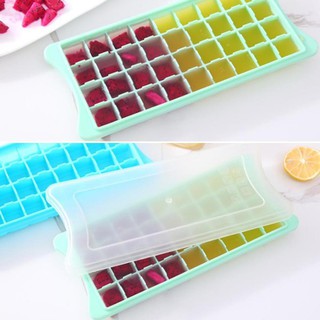 Khay làm đá silicon 36 ô có nắp đậy tiện lợi