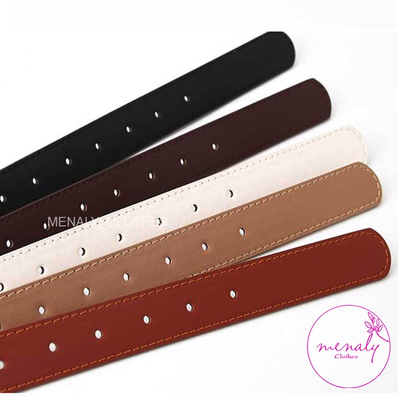 Thắt lưng nữ hàn quốc TNR05, mẫu đai thắt lưng váy, quần khóa hợp kim, da PU bền đẹp nhiều màu lựa chọn