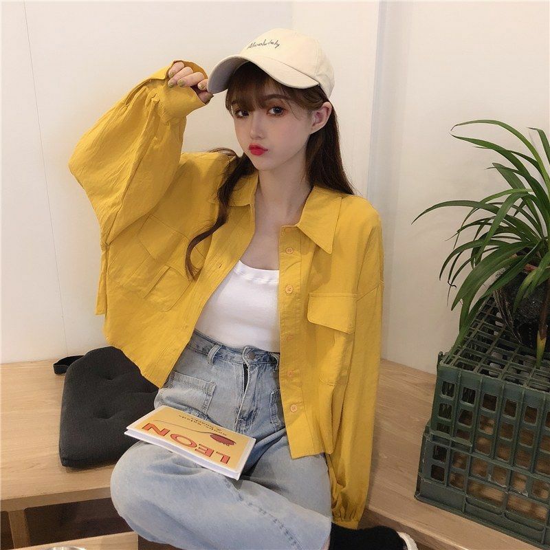 Áo Khoác Sơ Mi Nữ Xinh Xắn Thời Trang