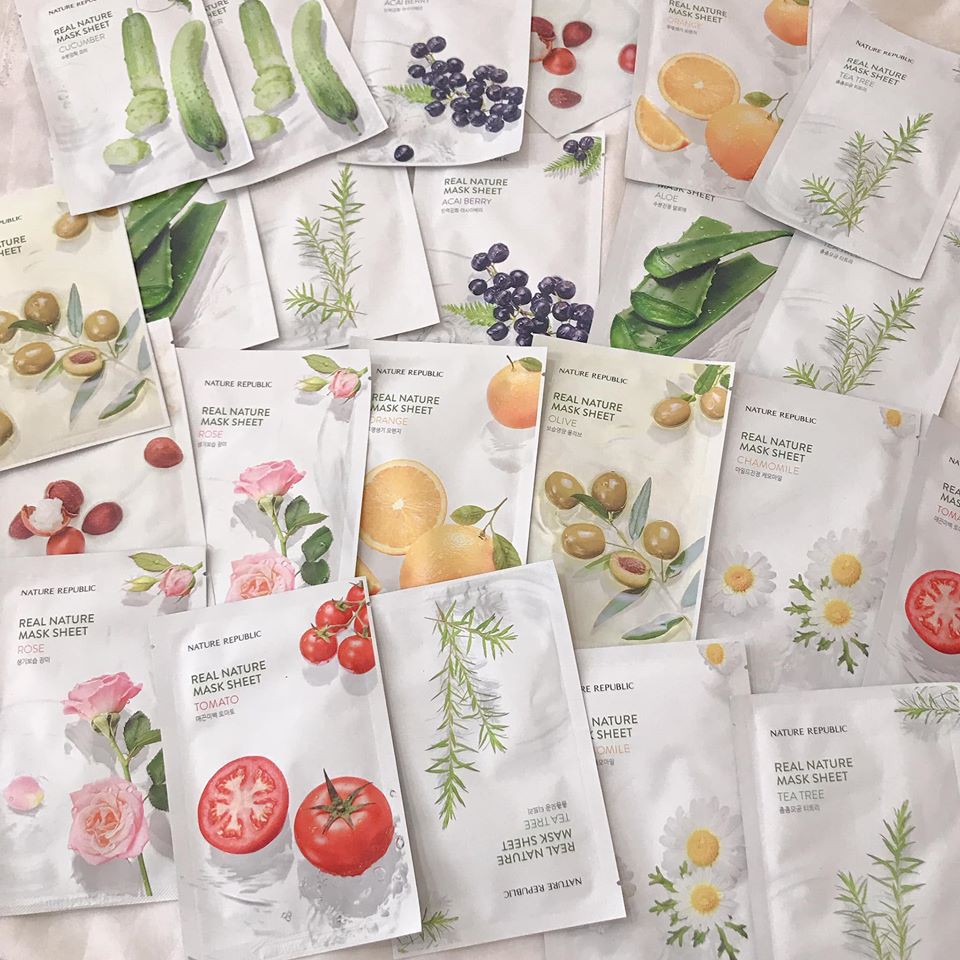 Mặt Nạ NATURE REBUPLIC real - Nature Mask Sheet (Hàng Sẵn)