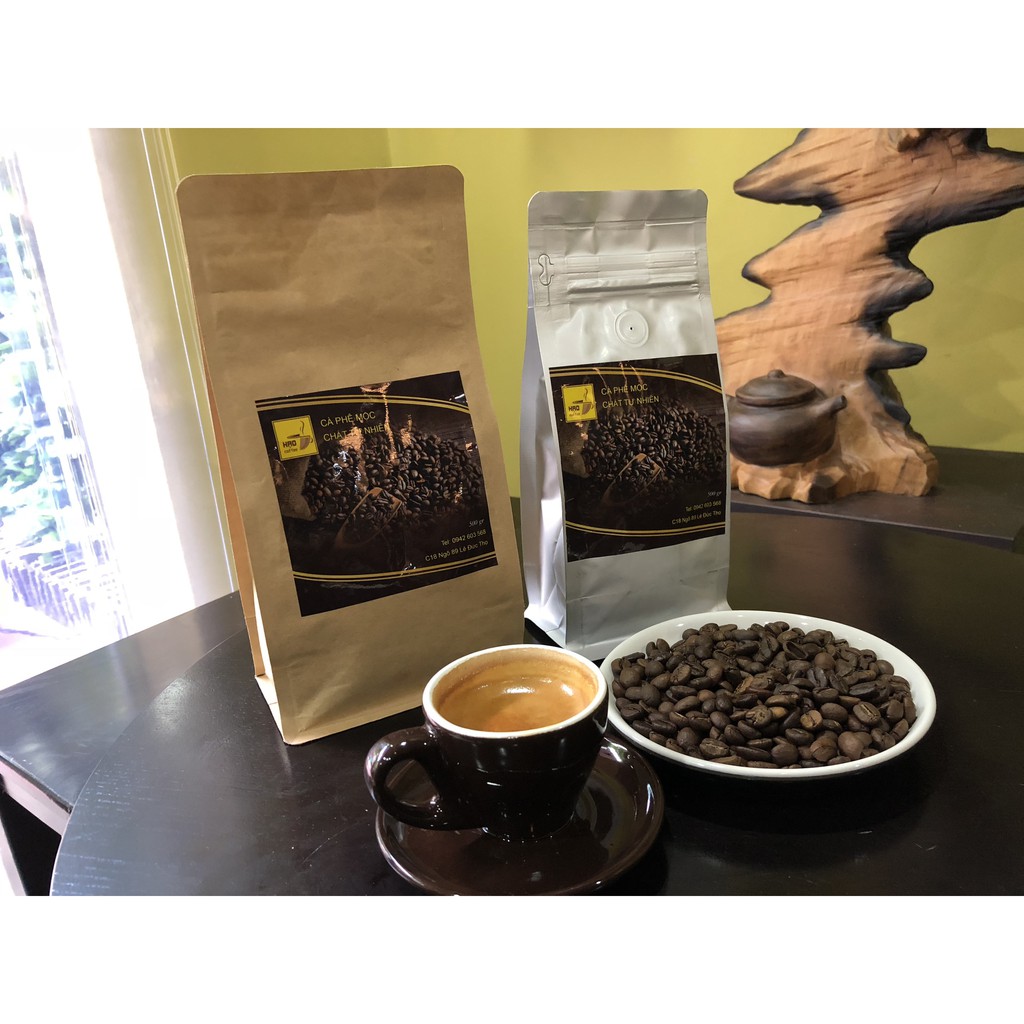 Cà phê Moka Blend 100% Không pha trộn - Không tẩm ướp - Không hương liệu