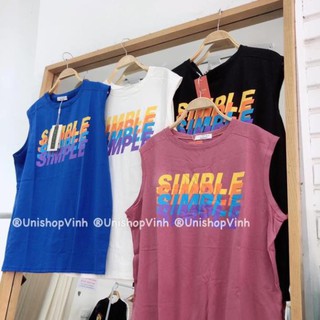 Tank top Simple form rộng