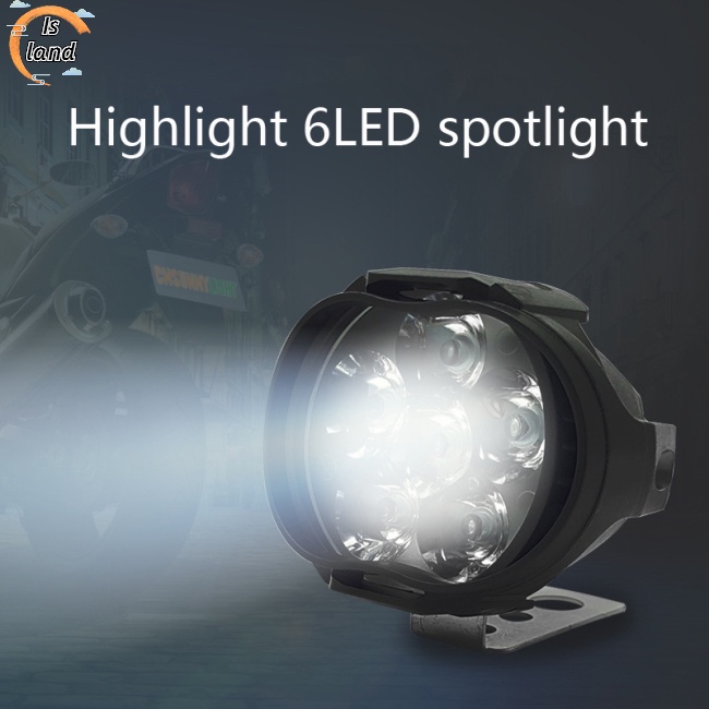 1 Cặp Đèn Pha 6 Bóng Led Phá Sương Mù Cho Xe Hơi Xe Máy