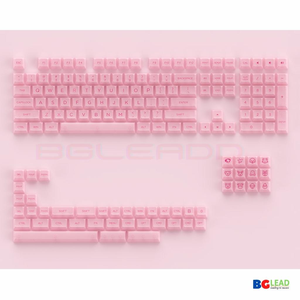 Keycap bàn phím cơ AKKO ASA Clear profile 155 nút trong suốt xuyên Led | hỗ trợ nhiều layout | Đa dạng màu sắc