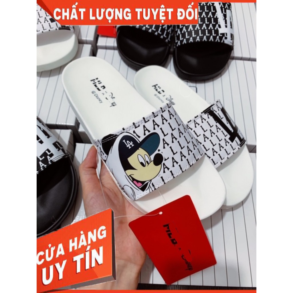 VIDEO Dép Chuột Mic ml quai ngang Unisex nam nữ [kèm hộp]Freeship