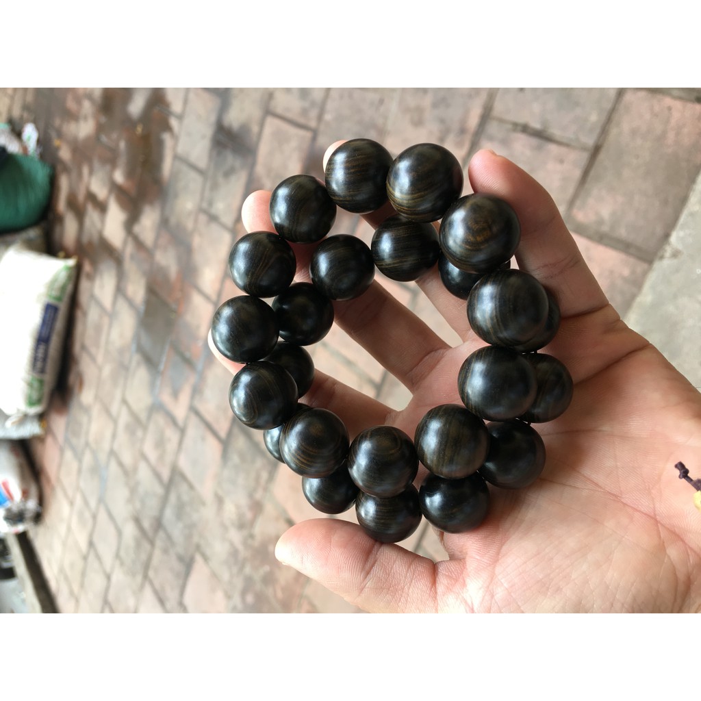 vòng tay mun sừng