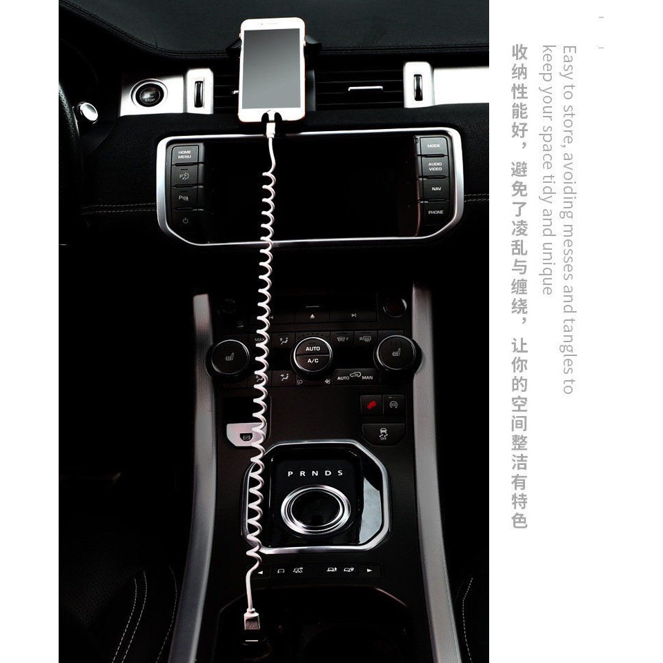 Cáp sạc lò xo Remax Rc-117m cổng micro &lt;Type-c&gt;iphone