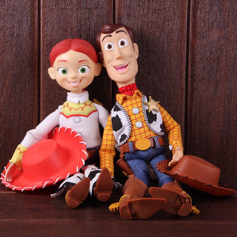 Toy Story Figure Woody / Jessie Cowgirl Talking Action Figure PVC Model Toy Doll