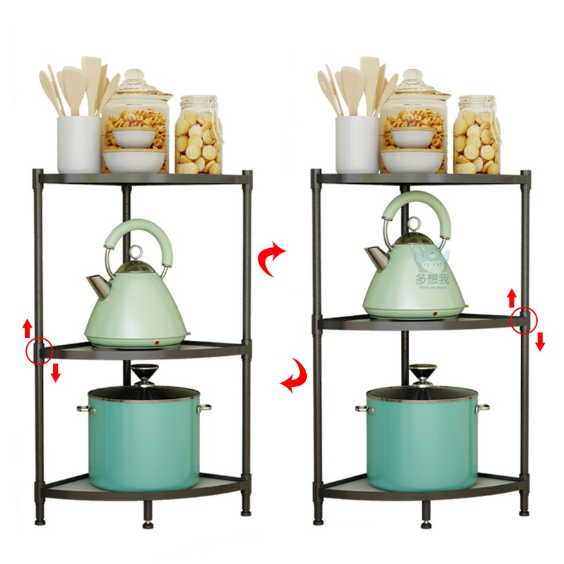 Kệ Để Đồ Đa Năng, Giá Để Đồ Góc Tam Giác Tiện Lợi