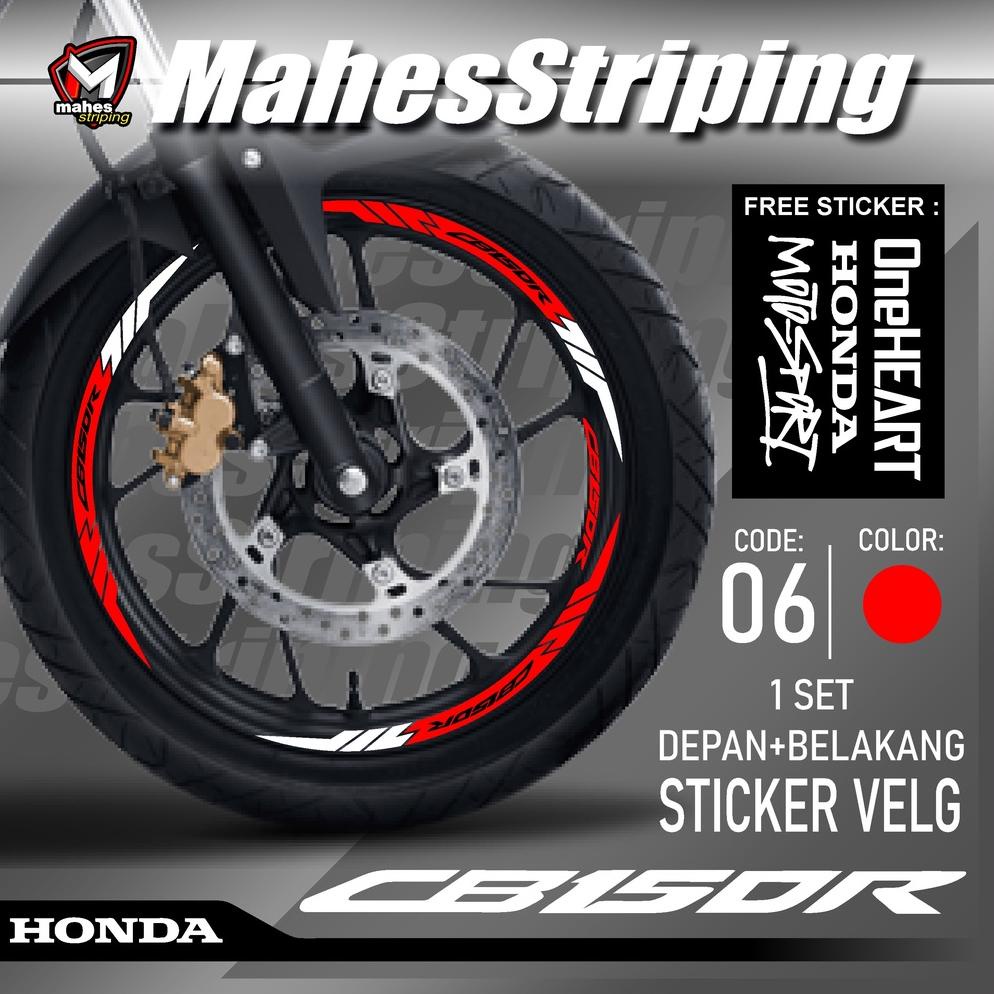 Bộ Sticker Kiểu Đường Phố CB150R 8288 Dùng Để Trang Trí Xe Đua Đồ Chơi