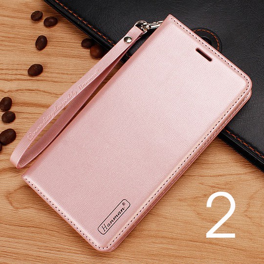 Bao da iPhone 11/ 11 Pro/ 11 Pro Max hiệu Hanman (Có kèm dây đeo) | BigBuy360 - bigbuy360.vn