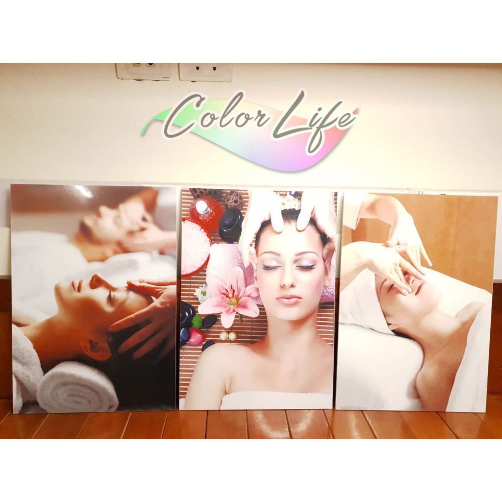 TRANH SPA DÁN TƯỜNG DECOR SPA SIÊU ĐẸP GIÁ XƯỞNG A34 COLORLIFE SIÊU BỀN BẢO HÀNH 2 NĂM