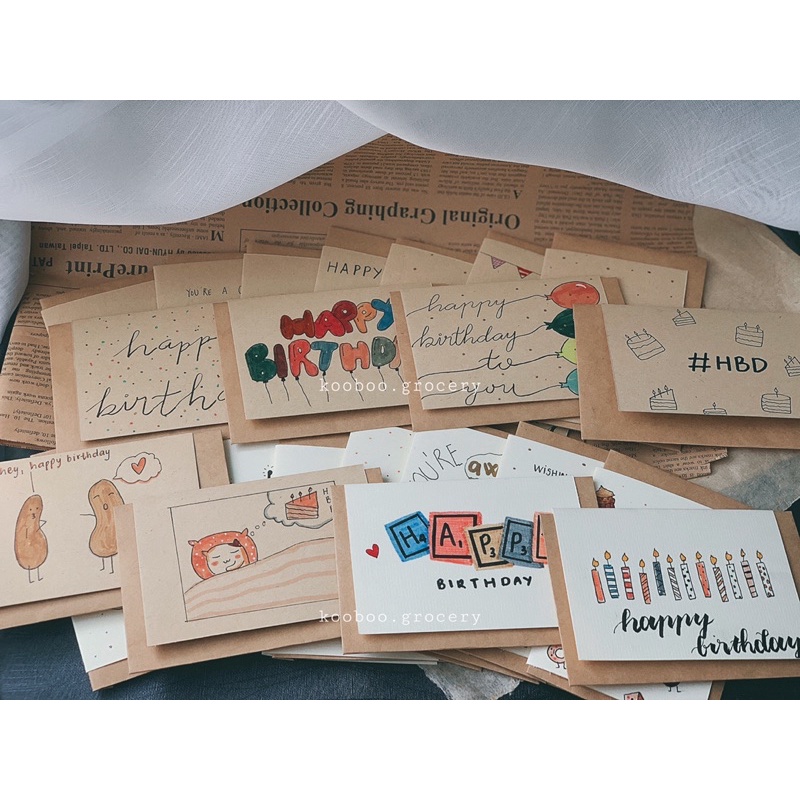 THIỆP SINH NHẬT HANDMADE