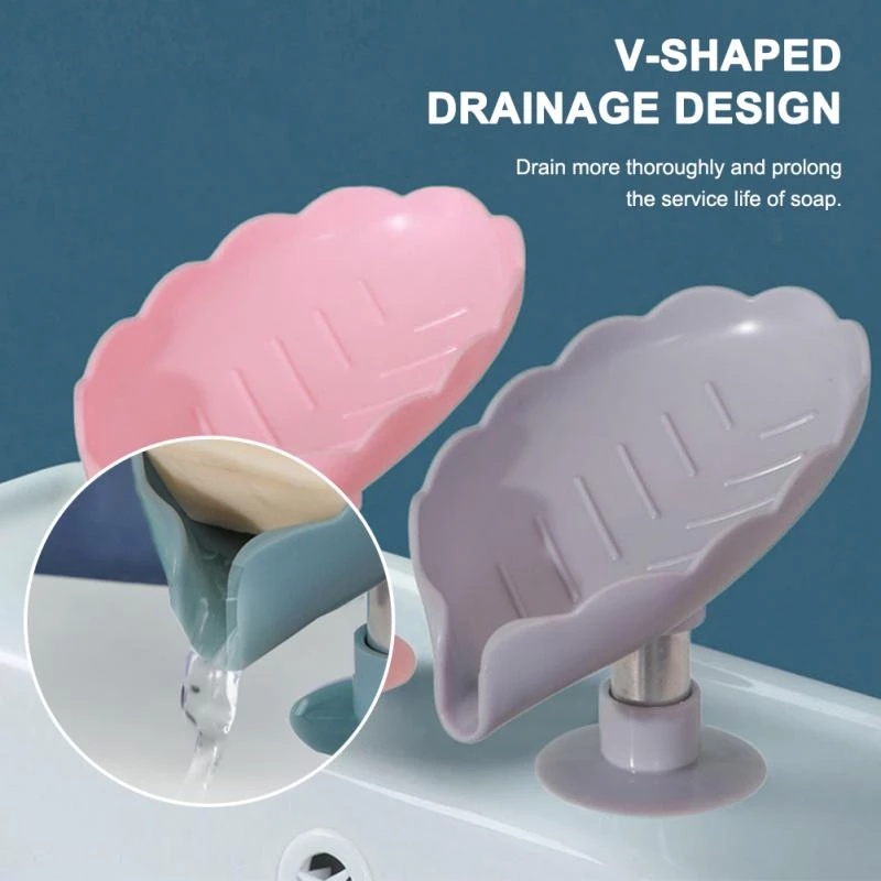 45° Giá Đỡ Xà Phòng Hình Chữ V Bằng ABS Thiết Kế Thoát Nước Tiện Dụng