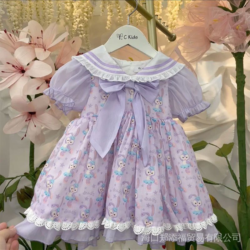 Đầm Công Chúa Lolita Thời Trang Mùa Hè Cho Bé Gái