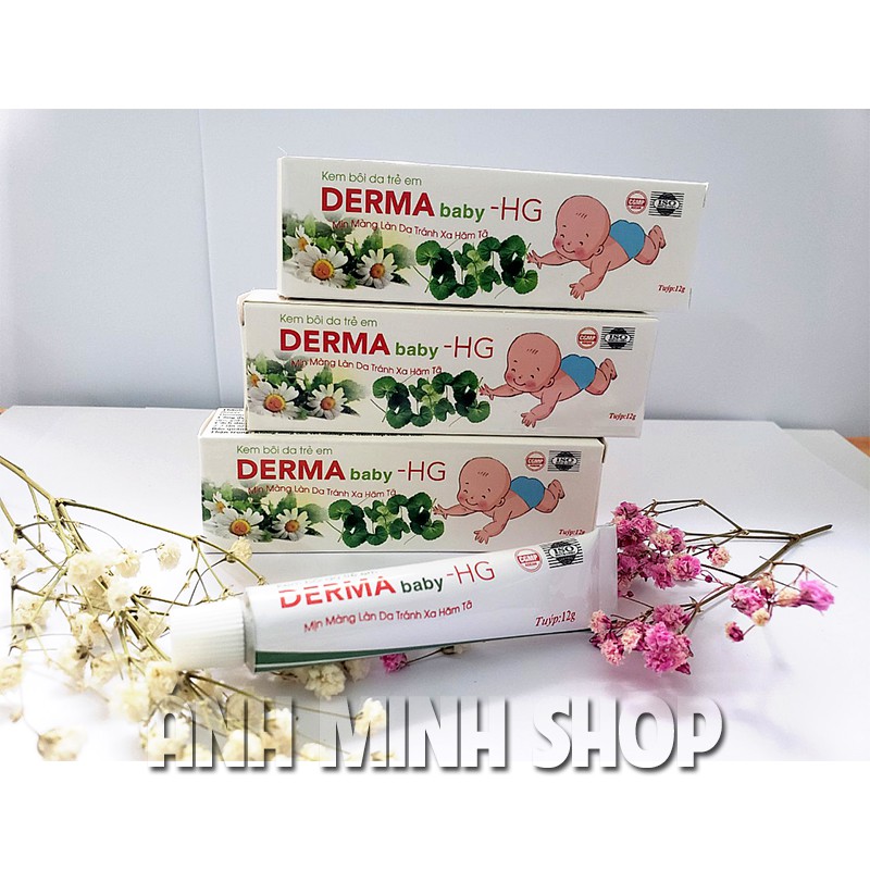 Kem Bôi Da Derma baby HG - Giúp Làn Da Mịn Màng, Mát, Dịu, Giữ Ẩm Cho Da.