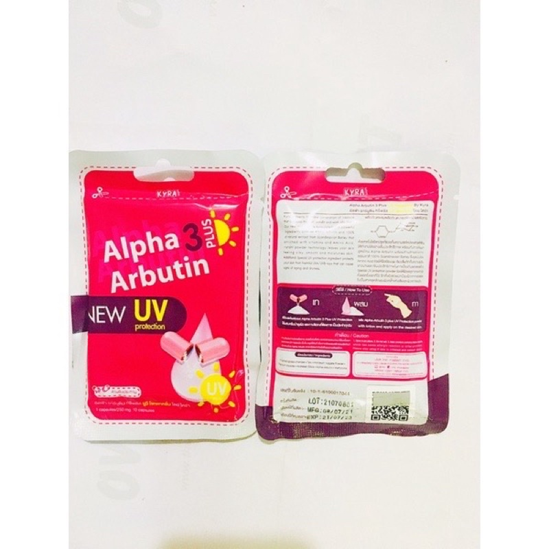 VIÊN KÍCH TRẮNG ALPHA ABUTIN