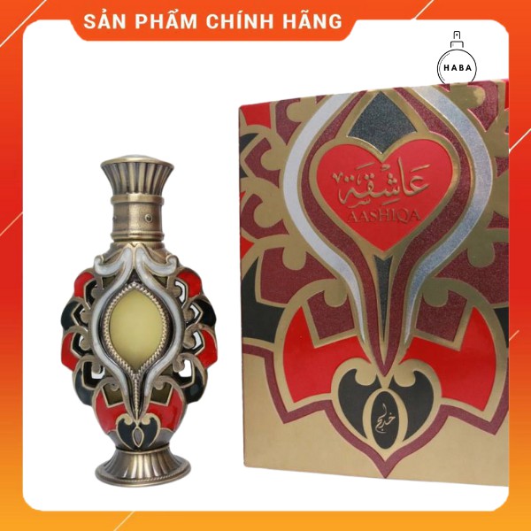 Tinh Dầu Nước Hoa Dubai Nam Aashiqa 18ml Mùi Hương Nam Tính, Lịch Lãm, Trưởng Thành - HABA DUBAI