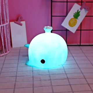 Đèn Ngủ Led Hình Chú Cá Voi Hoạt Hình Đáng Yêu